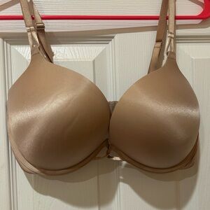 Tan Full Coverage Bra with Molded Cups and Smooth Finish